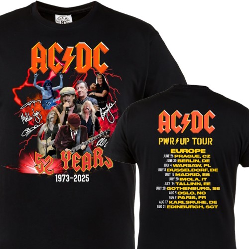 MĘSKA KOSZULKA NA KONCERT ACDC TRASA POWER UP TOUR 2025 