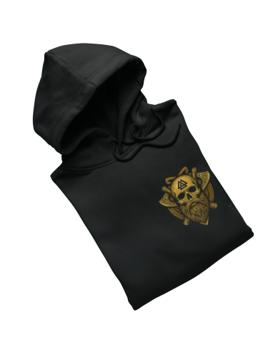 MĘSKA BLUZA Z KAPTUREM WIKING. NADRUK NORDYCKI WOJOWNIK VIKING 2