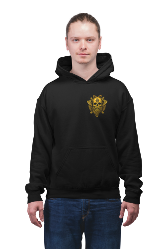 MĘSKA BLUZA Z KAPTUREM WIKING. NADRUK NORDYCKI WOJOWNIK VIKING 4