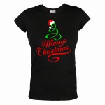KOSZULKA ŚWIĄTECZNA DAMSKA SANTA MERRY CHRISTMAS TREE