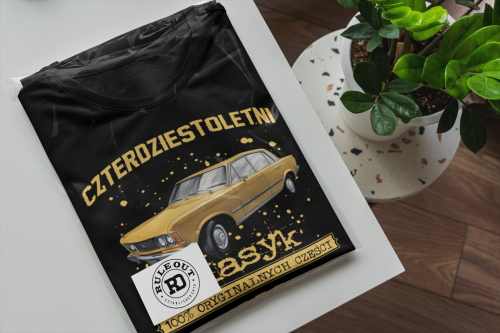 Koszulka prezent na 40 urodziny 1986 Klasyk PRL Fiat 125p torba gratis     6