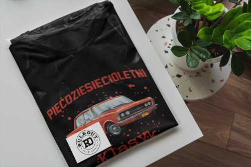 Koszulka prezent na 50 urodziny 1976 Klasyk PRL Fiat 125p torba gratis    6