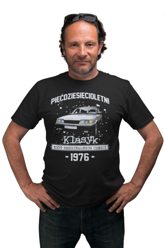Koszulka prezent na 50 urodziny 1976 Klasyk PRL FSO Polonez torba gratis    2