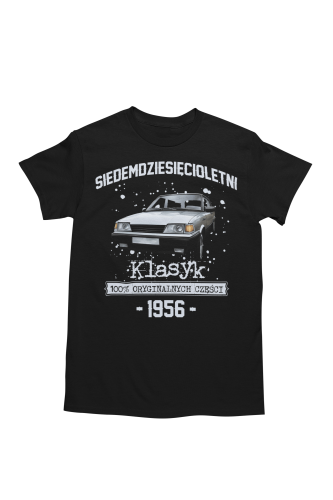 Koszulka prezent na 70 urodziny 1956 Klasyk PRL FSO Polonez  torba gratis   5