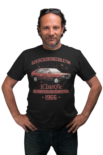 Koszulka prezent na 60 urodziny 1966 Klasyk PRL FSO Polonez torba gratis    2