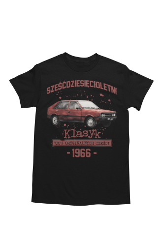 Koszulka prezent na 60 urodziny 1966 Klasyk PRL FSO Polonez torba gratis    5