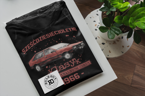 Koszulka prezent na 60 urodziny 1966 Klasyk PRL FSO Polonez torba gratis    6