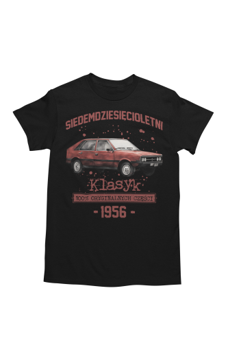 Koszulka prezent na 70 urodziny 1956 Klasyk PRL FSO Polonez  torba gratis   5