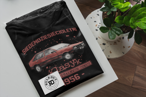 Koszulka prezent na 70 urodziny 1956 Klasyk PRL FSO Polonez  torba gratis   6