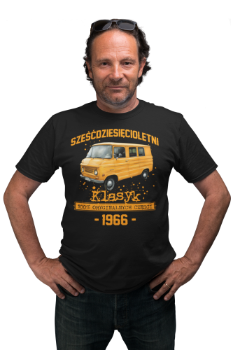 Koszulka prezent na 60 urodziny 1966 Klasyk PRL Żuk torba gratis    2