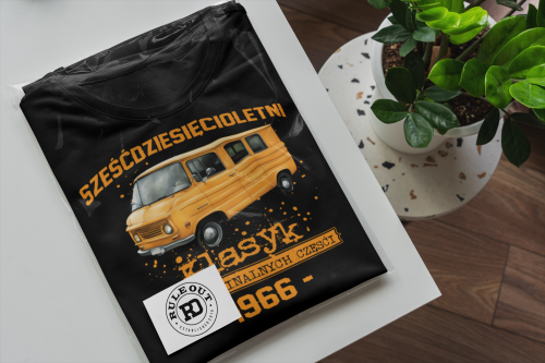 Koszulka prezent na 60 urodziny 1966 Klasyk PRL Żuk torba gratis    6