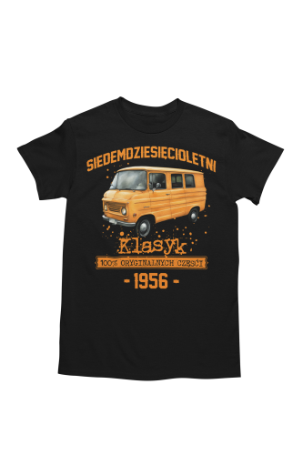 Koszulka prezent na 70 urodziny 1956 Klasyk PRL Żuk torba gratis  5