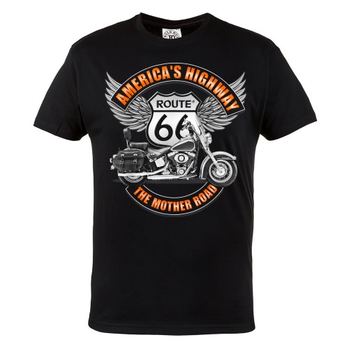  MĘSKA KOSZULKA MOTOCYKLOWA HARLEY CHOPPER ROUTE 66
