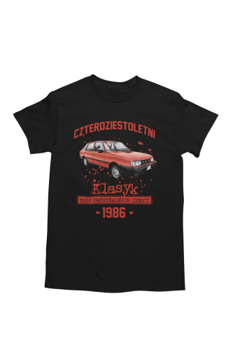 Koszulka prezent na 40 urodziny 1986 Klasyk PRL FSO Polonez torba graits   5