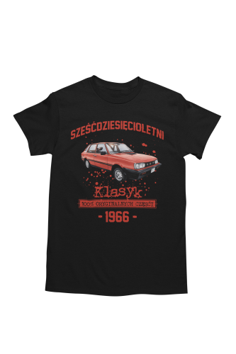 Koszulka prezent na 60 urodziny 1966 Klasyk PRL FSO Polonez torba gratis  5