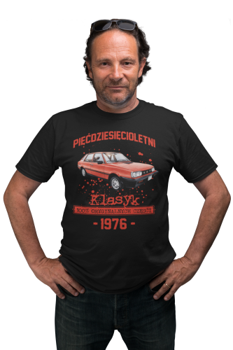 Koszulka prezent na 50 urodziny 1976 Klasyk PRL FSO Polonez torba gratis    2