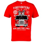 KOSZULKA DLA STRAŻAKA STRAŻACKA STRAŻ POŻARNA REAL MEN FIGHT FIRES