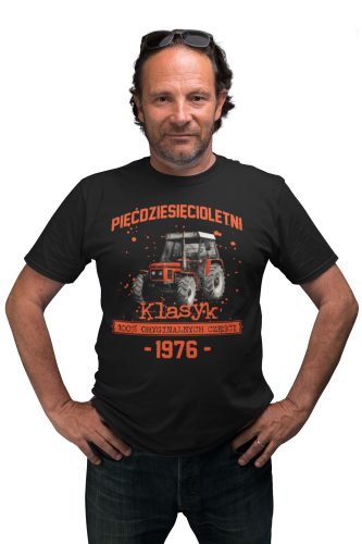 Koszulka prezent na 50 urodziny 1976 Klasyk PRL Ursus C-385 torba gratis   2