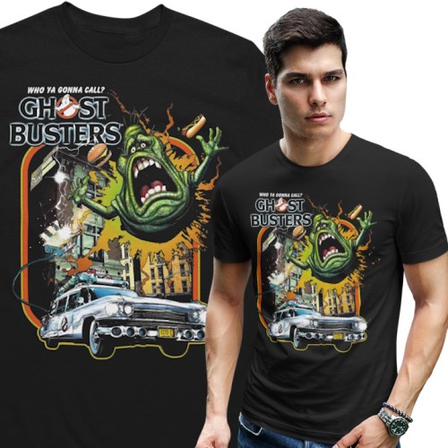Koszulka męska Ghostbusters t-shirt Pogromcy Duchów Halloween film