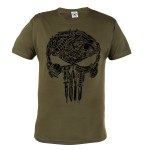 MĘSKA KOSZULKA BAWEŁNIANA WOJSKOWA PUNISHER