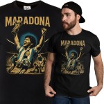 Męska Koszulka piłkarska Diego Maradona Argentyna młodzieżowy t-shirt