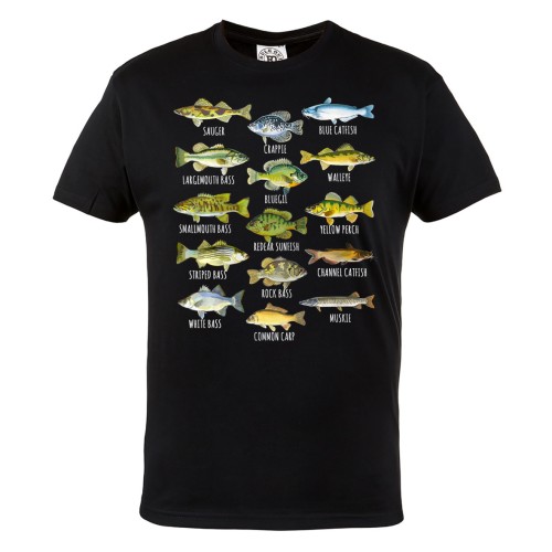 MĘSKA KOSZULKA WĘDKARSKA NA RYBY DLA WĘDKARZA