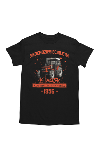 Koszulka prezent na 70 urodziny 1956 Klasyk PRL Ursus C-385 torba gratis   5