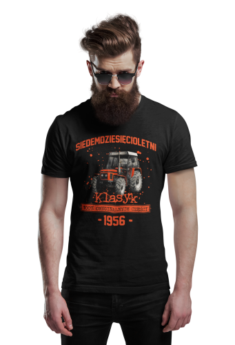 Koszulka prezent na 70 urodziny 1956 Klasyk PRL Ursus C-385 torba gratis   4