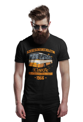 Koszulka prezent na 60 urodziny 1966 Klasyk PRL Autosan H9 torba gratis   4