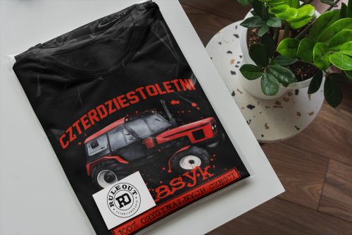 Koszulka prezent na 40 urodziny 1986 Klasyk PRL Zetor 7211 torba graits    6