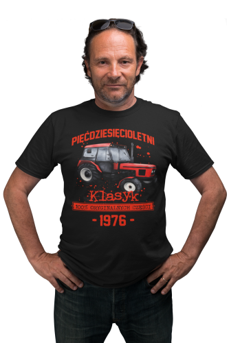 Koszulka prezent na 50 urodziny 1976 Klasyk PRL Zetor 7211 torba gratis   2