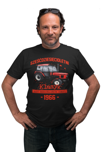 Koszulka prezent na 60 urodziny 1966 Klasyk PRL Zetor 7211 torba gratis   2