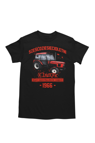 Koszulka prezent na 60 urodziny 1966 Klasyk PRL Zetor 7211 torba gratis   5
