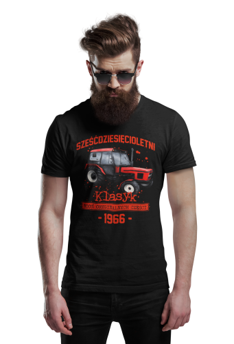 Koszulka prezent na 60 urodziny 1966 Klasyk PRL Zetor 7211 torba gratis   3
