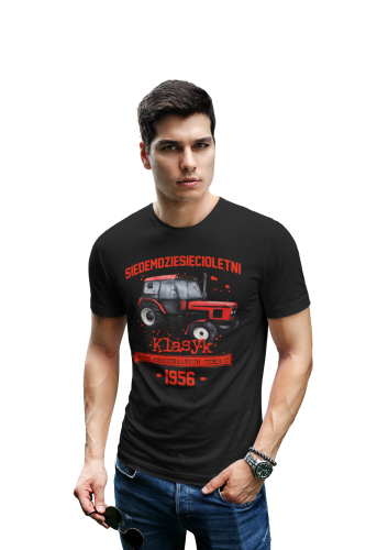 Koszulka prezent na 70 urodziny 1956 Klasyk PRL Zetor 7211 torba gratis    4
