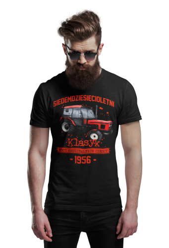 Koszulka prezent na 70 urodziny 1956 Klasyk PRL Zetor 7211 torba gratis    3