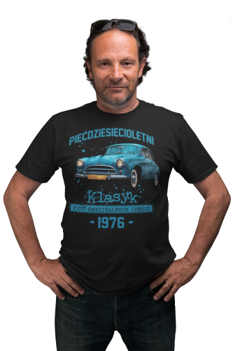 Koszulka prezent na 50 urodziny 1976 Klasyk PRL FSO Syrena torba gratis    2