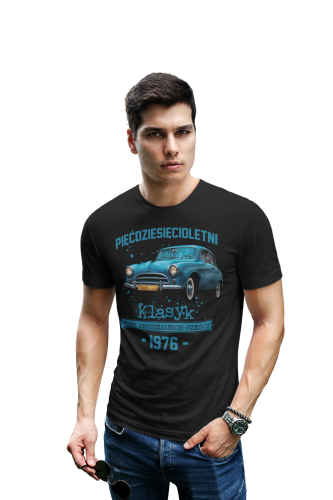 Koszulka prezent na 50 urodziny 1976 Klasyk PRL FSO Syrena torba gratis    4