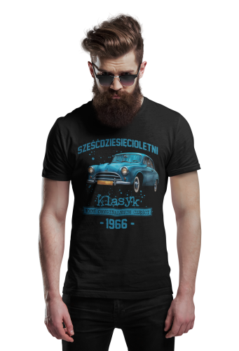 Koszulka prezent na 60 urodziny 1966 Klasyk PRL FSO Syrena torba gratis   3
