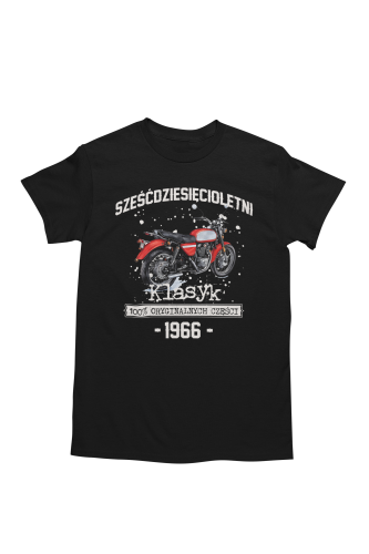 Koszulka prezent na 60 urodziny 1966 Klasyk PRL  Jawa 350 torba gratis   5