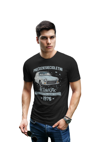 Koszulka prezent na 50 urodziny 1976 Klasyk PRL  FSO Syrena torba gratis     3