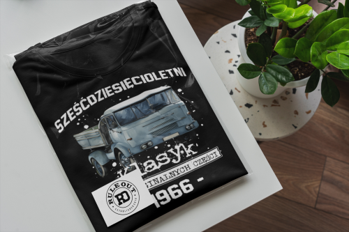 Koszulka prezent na 60 urodziny 1966 Klasyk PRL  FSC ŻUK  torba gratis   6