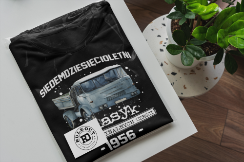 Koszulka prezent na 70 urodziny 1956 Klasyk PRL FSC ŻUK  torba gratis    6