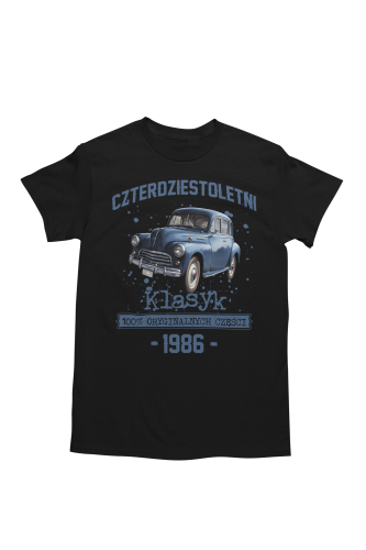 Koszulka prezent na 40 urodziny 1986 Klasyk PRL  FSO Warszawa torba graits  5