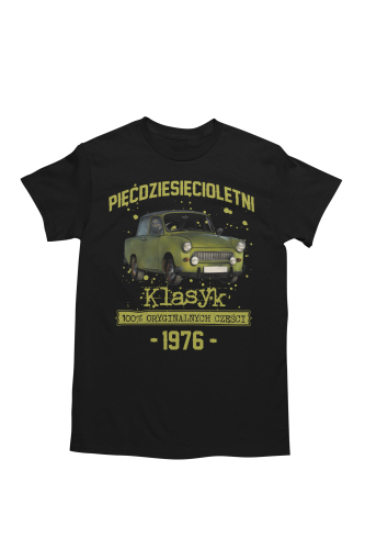 Koszulka prezent na 50 urodziny 1976 Klasyk PRL  Trabant 601  torba gratis   5