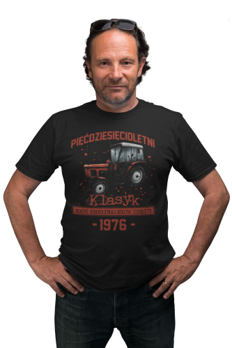 Koszulka prezent na 50 urodziny 1976 Klasyk PRL  Zetor 7211   torba gratis   2