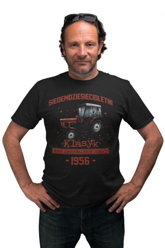 Koszulka prezent na 70 urodziny 1956 Klasyk PRL Zetor 7211   torba gratis     2