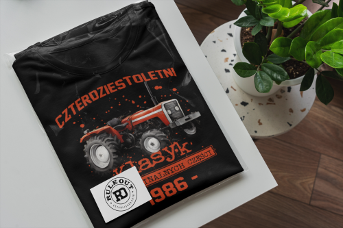 Koszulka prezent na 40 urodziny 1986 Klasyk PRL Ursus C-360   torba graits   6