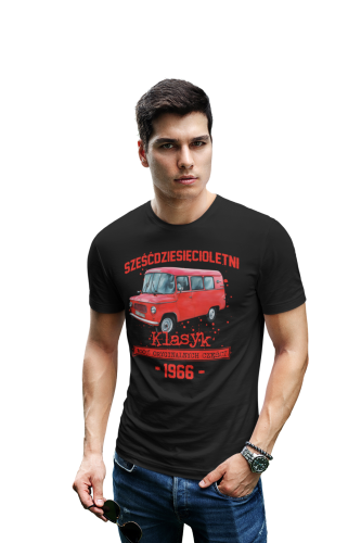 Koszulka prezent na 60 urodziny 1966 Klasyk PRL Nysa torba gratis   3