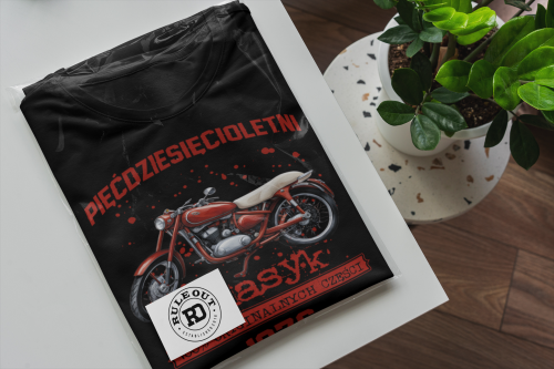 Koszulka prezent na 50 urodziny 1976 Klasyk PRL Jawa 350 torba gratis   6